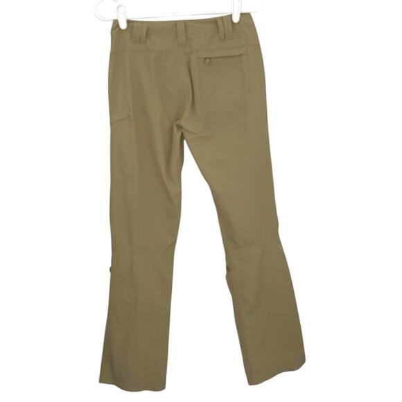 Marmot Hiking Pants Tan Womens Sz 4 Roll Up Outdoors Rugged Camping Lightweight - Picture 2 of 6